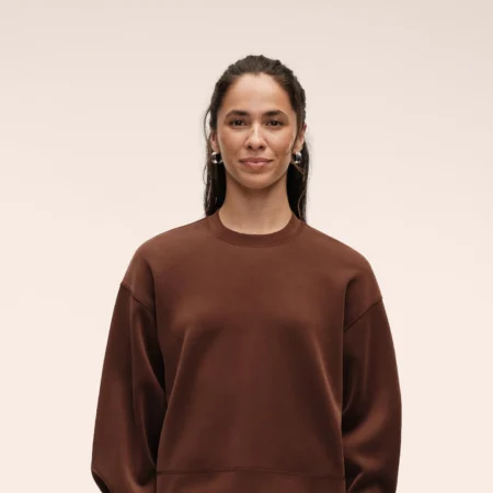 Casall Peachy Crew Neck Dark Brown