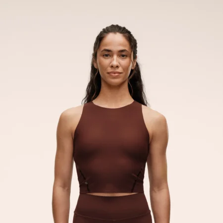 Casall Sculpture Top W Dark Brown