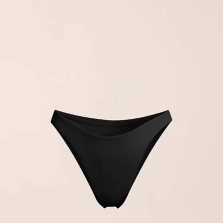 Casall High Leg Brazilian Bottom - Black