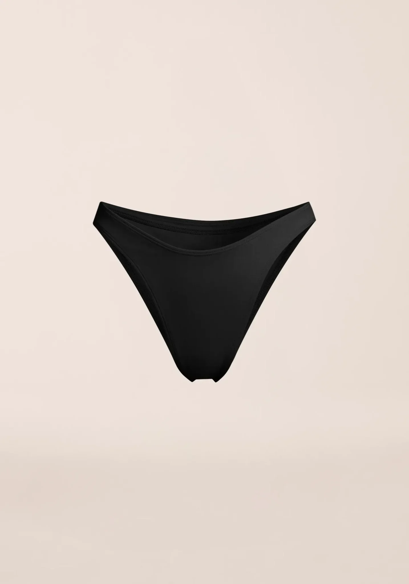 Casall High Leg Brazilian Bottom - Black