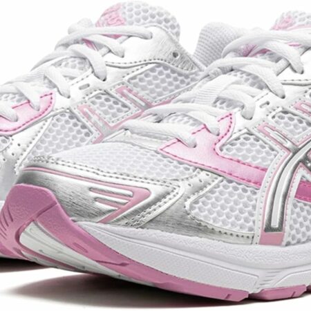 Asics Gel-1130 Ps White/Dragon Fruit teygjureimar ( st 32-35)