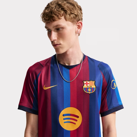 NIKE F.C. Barcelona 2026/27 Stadium Home Mens Nike Dri-FIT Football Replica Shirt