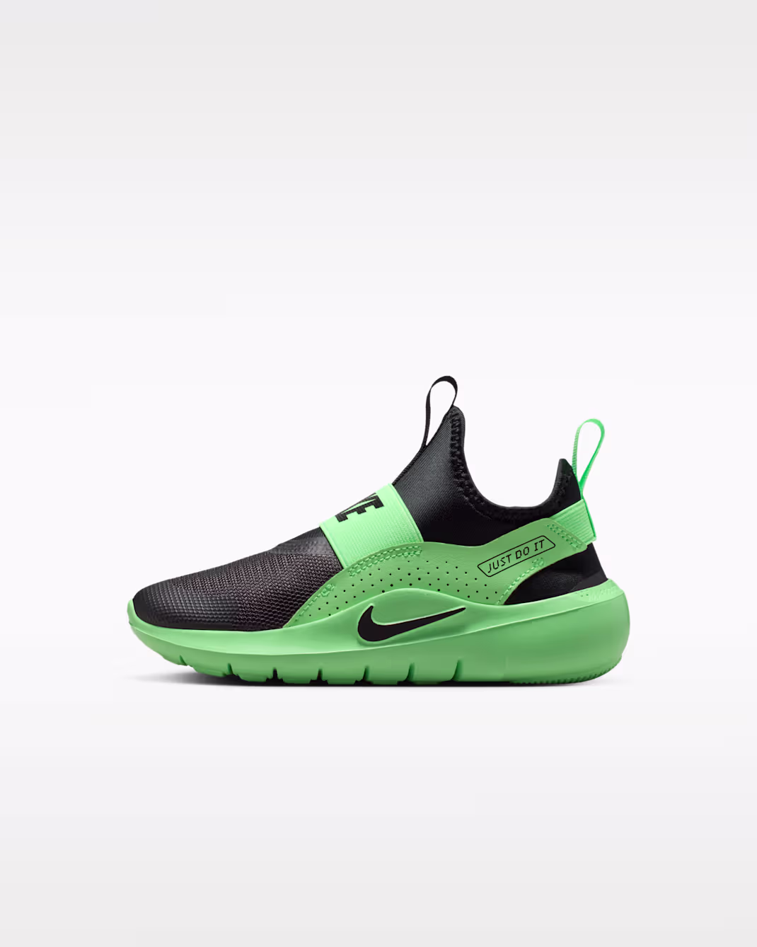 Nike Flex Runner 4 Little Kids Shoes Svartir