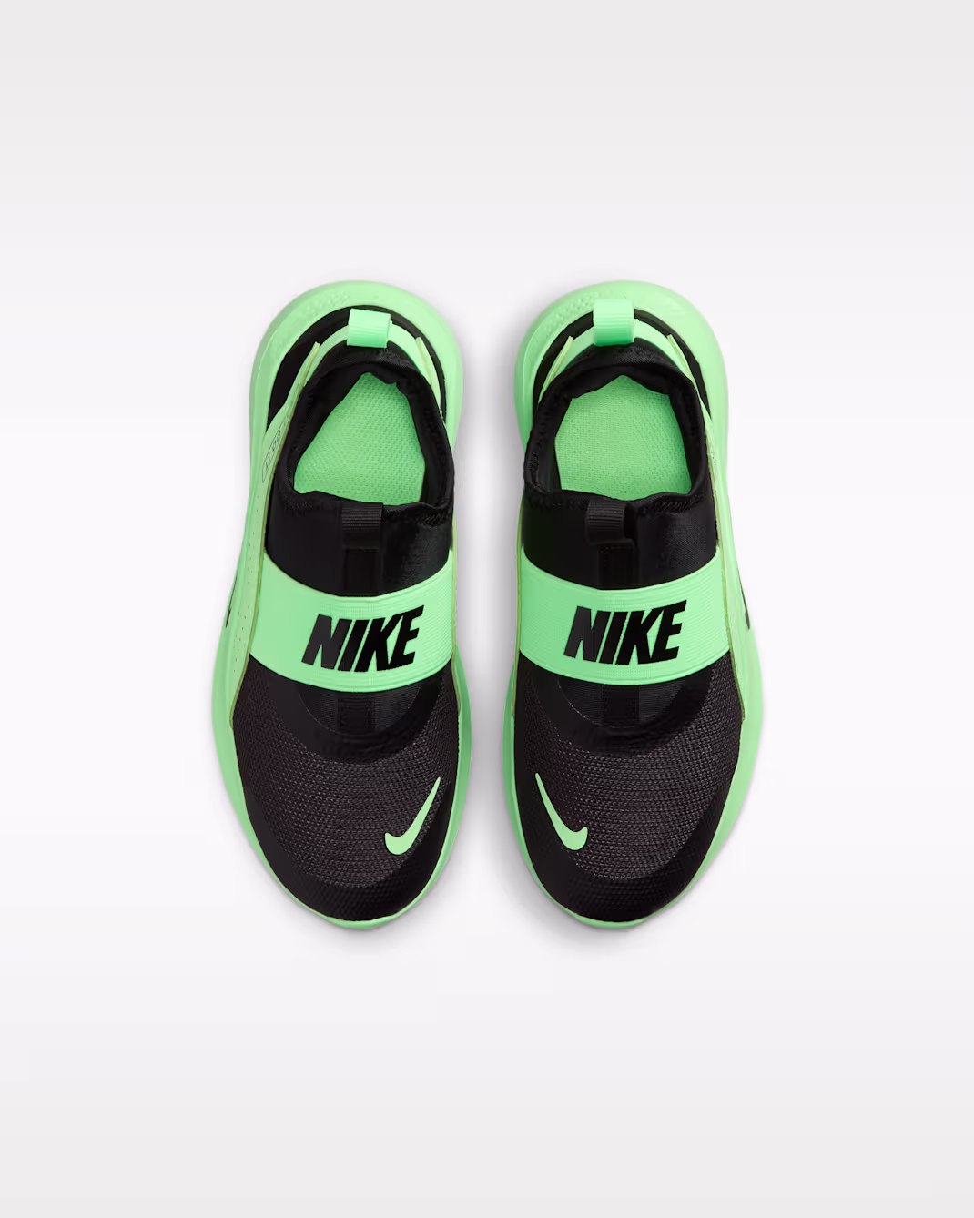 Nike Flex Runner 4 Little Kids Shoes Svartir - Image 2