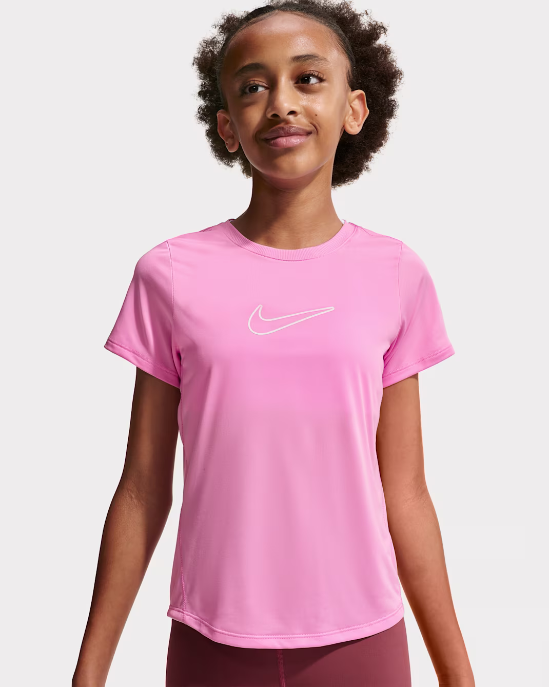 NIKE ONE GIRLS BLEIKUR STUTTERMABOLUR - Image 3