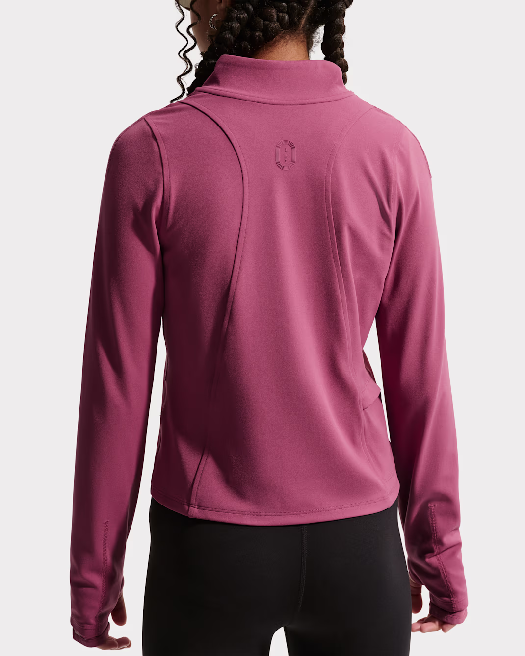 Nike Mavn Girls Dri-FIT Fitted Full-Zip Long-Sleeve Top - Image 4