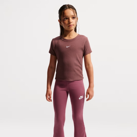 Nike Sportswear Classic Girls' High-Waisted Flared Leggings