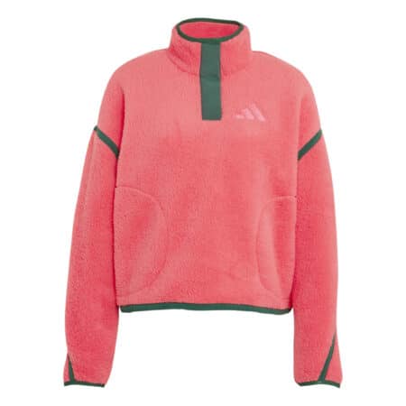 ADIDAS MJÚK FLÍSPEYSA BLEIK