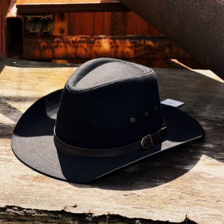 Kúrekahattur Cowgirl svartur