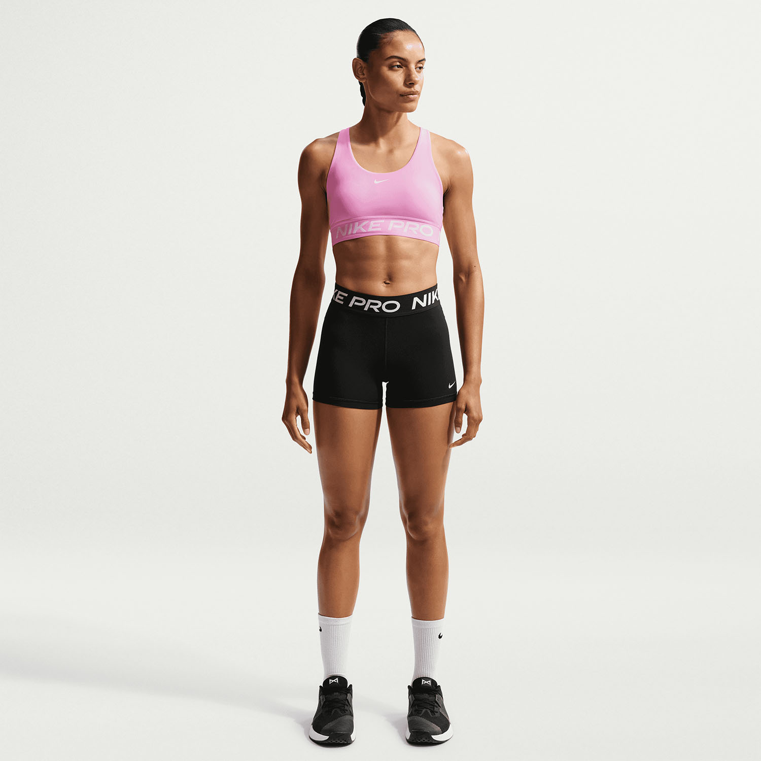 NIKE PRO WOMENS BRA PINK bleikur toppur kvenna - Image 5