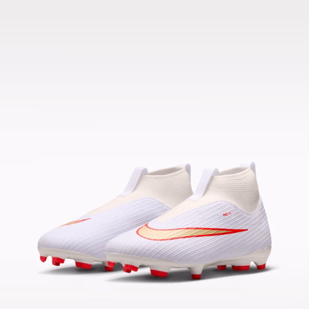 NIKE JR SUPERFLY 11 ACADEMY FG/MG FÓTBOLTASKÓR HVÍTIR