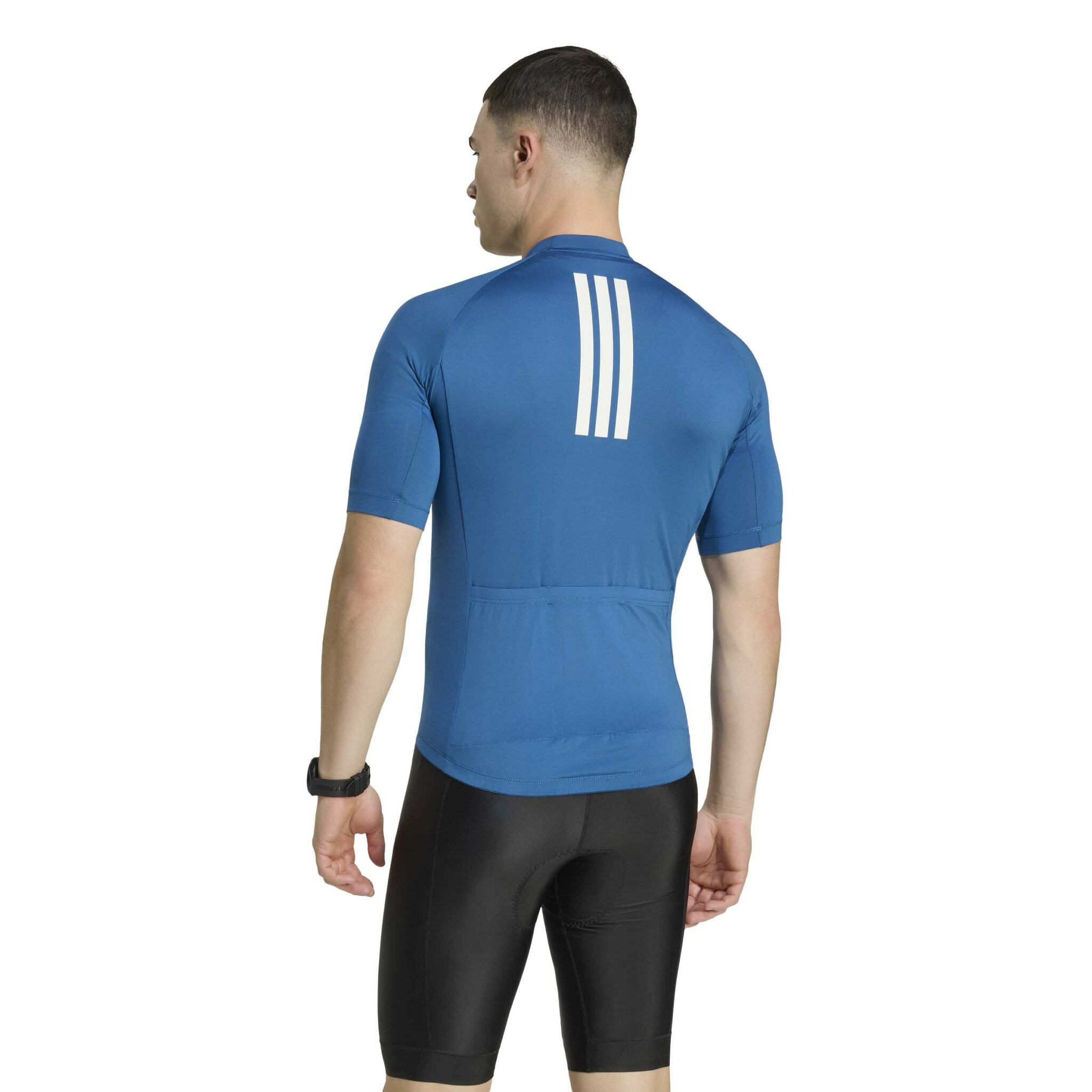 ADIDAS HJÓLABOLUR KK Blue ESSENTIALS CYCLING JERSEY - Image 5