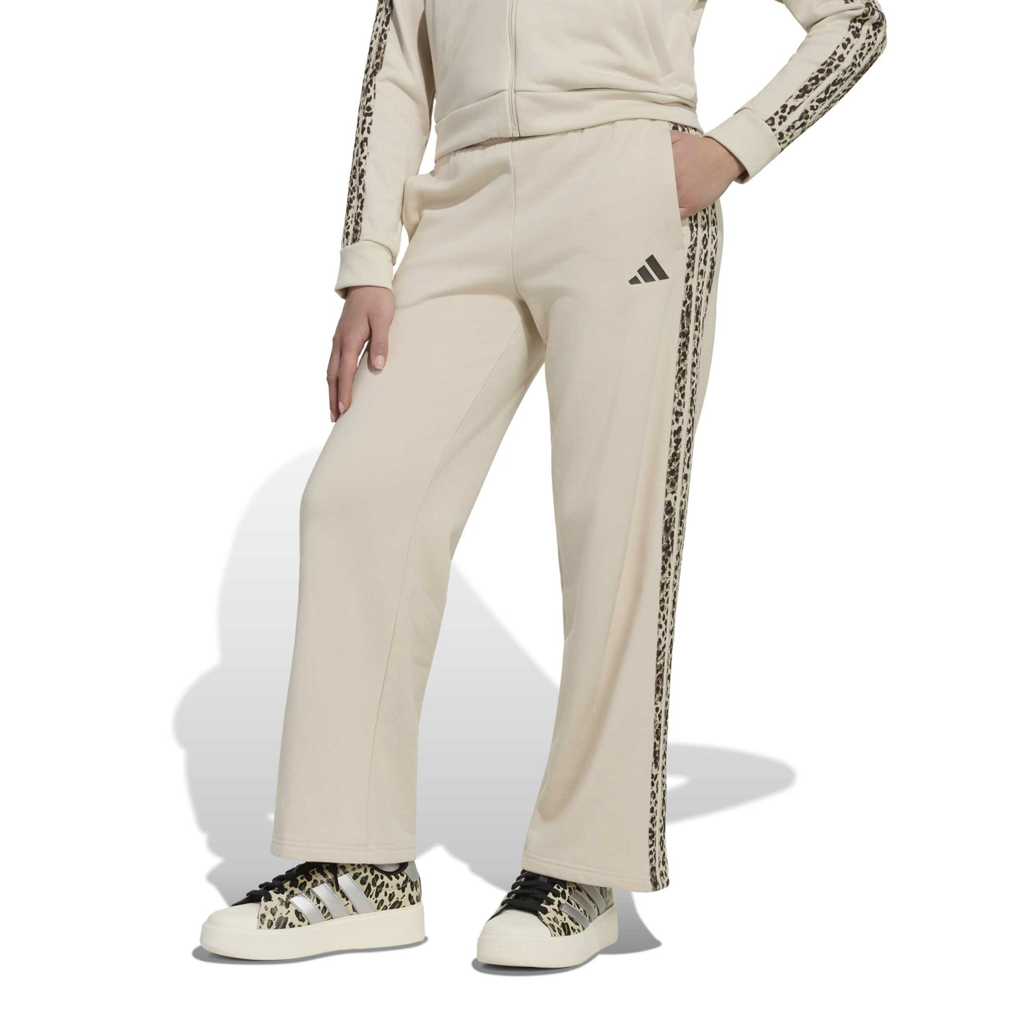 ADIDAS ANIMAL PRINT BEIGE BEINAR BARNABUXUR - Image 7
