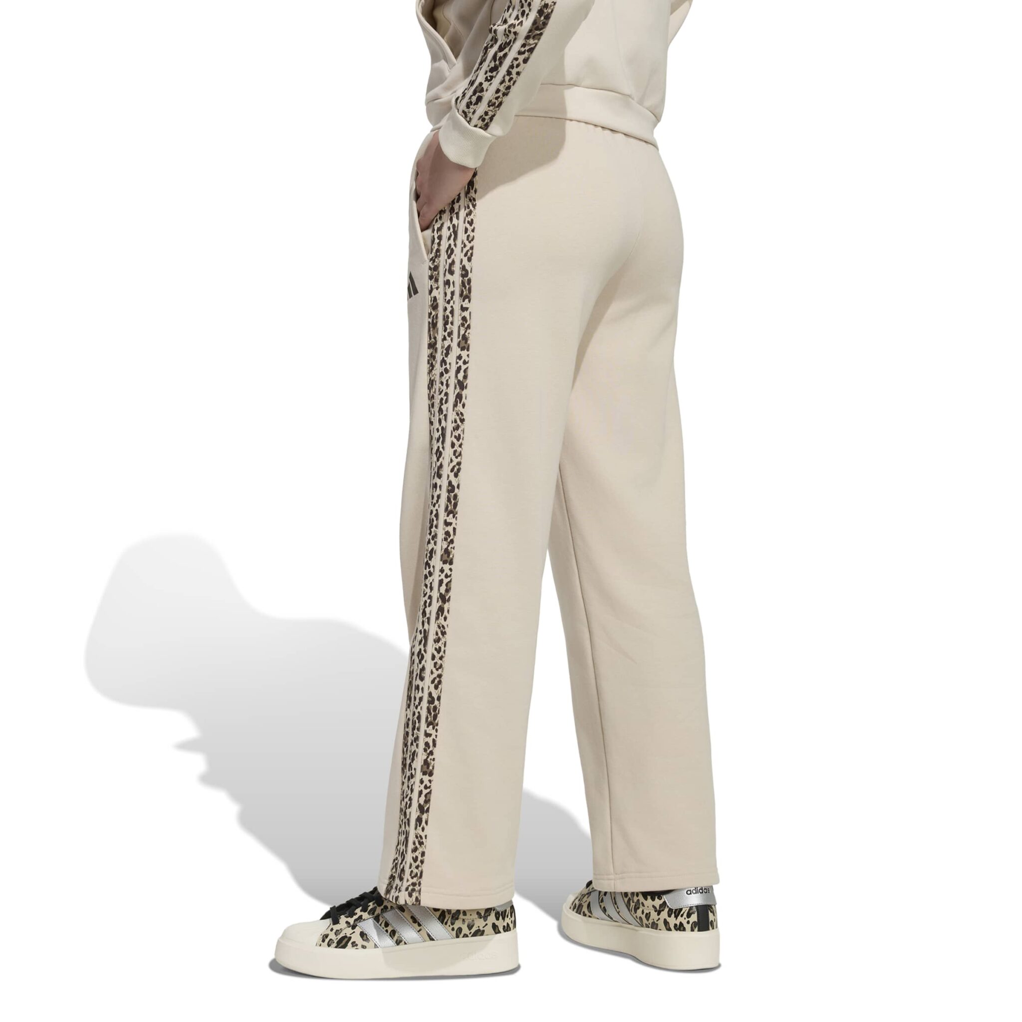 ADIDAS ANIMAL PRINT BEIGE BEINAR BARNABUXUR - Image 6