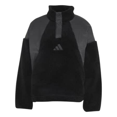 ADIDAS SVÖRT MJÚK FLÍSPEYSA