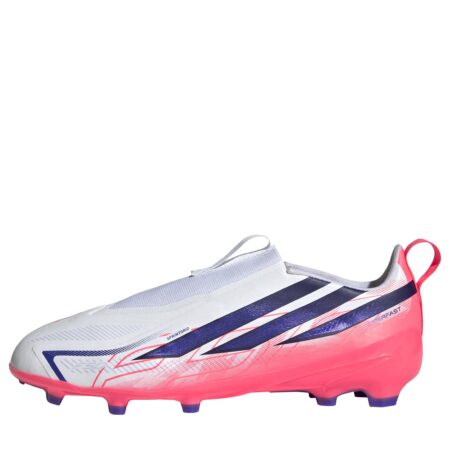 ADIDAS F50 HYPERFAST LEAGUE LACELESS FIRM GROUND FOOTBALL BOOTS KID