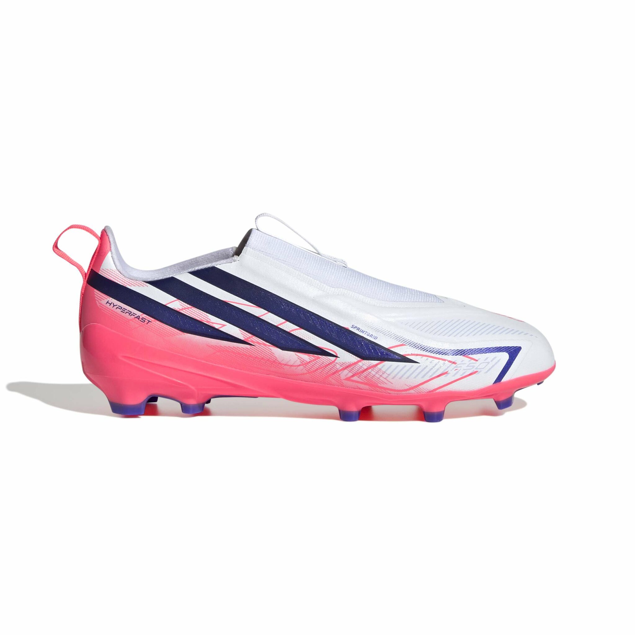 ADIDAS F50 HYPERFAST LEAGUE LACELESS FIRM GROUND FOOTBALL BOOTS KID - Image 8
