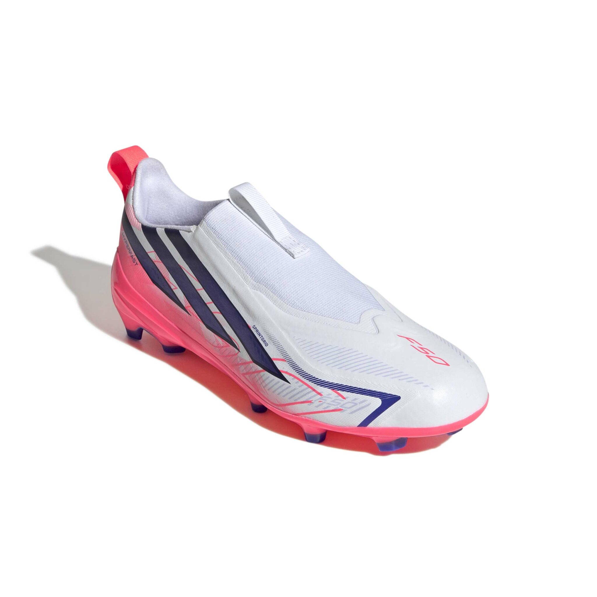ADIDAS F50 HYPERFAST LEAGUE LACELESS FIRM GROUND FOOTBALL BOOTS KID - Image 11