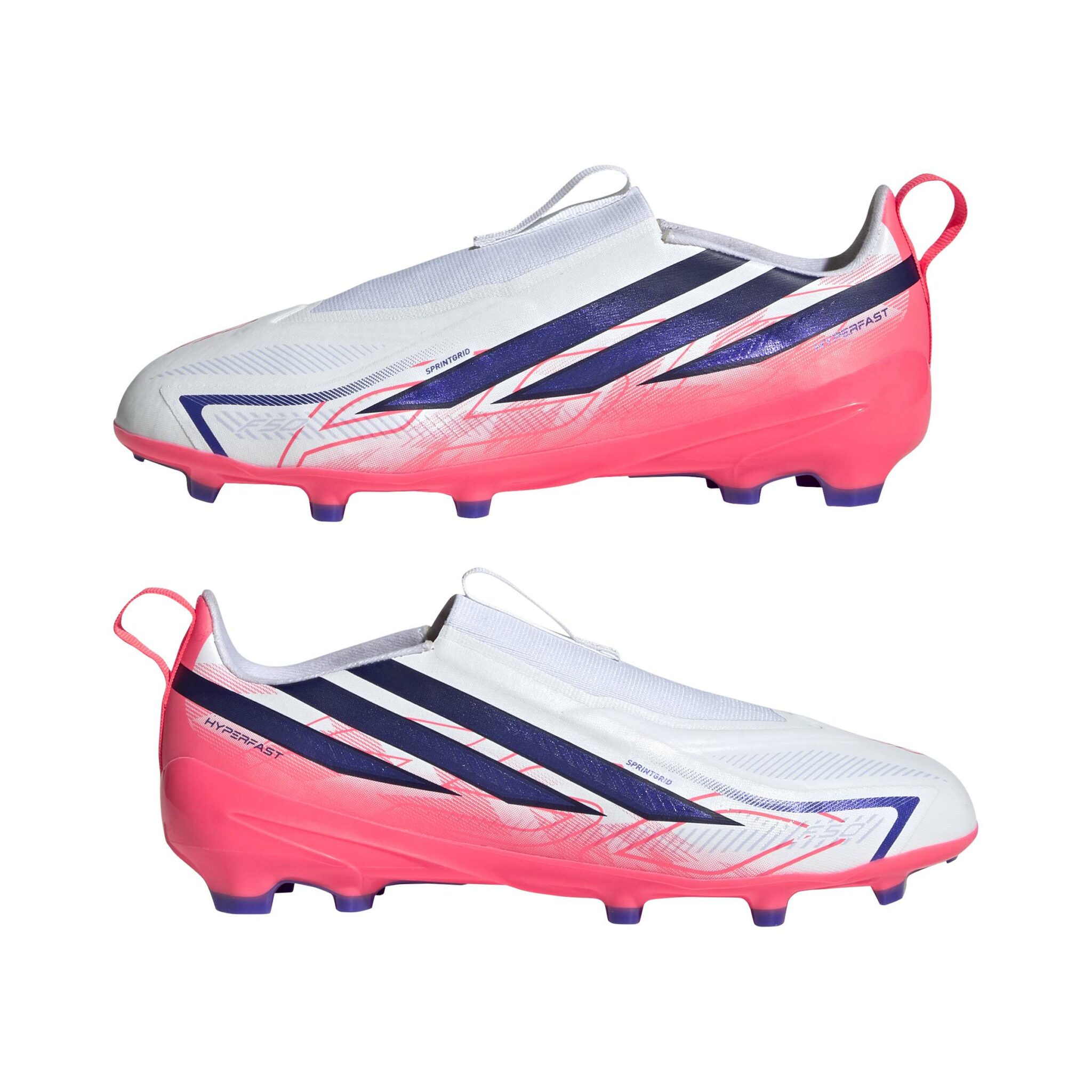 ADIDAS F50 HYPERFAST LEAGUE LACELESS FIRM GROUND FOOTBALL BOOTS KID - Image 3