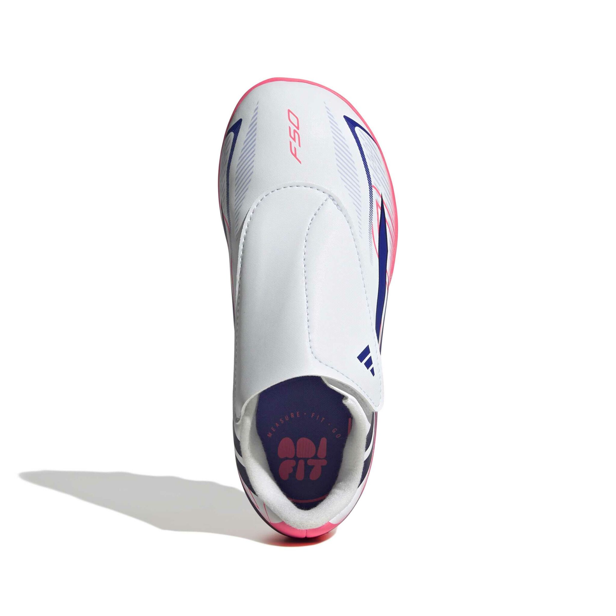ADIDAS F50 HYPERFAST CLUB HOOK AND LOOP FIRM GROUND / MULTI GROUND FOOTBALL BOOTS KIDS - Image 11