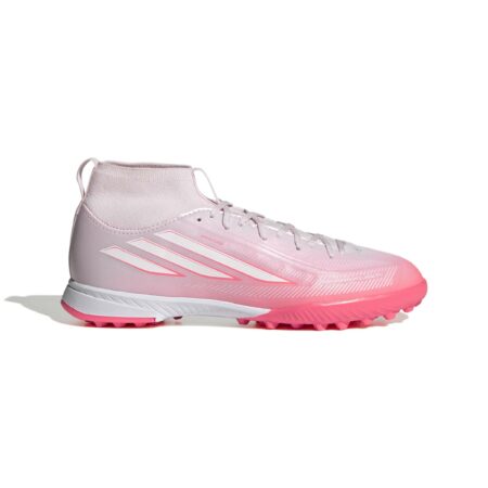 ADIDAS F50 SPARKFUSION LEAGUE MID CUT TURF FOOTBALL BOOTS KIDS