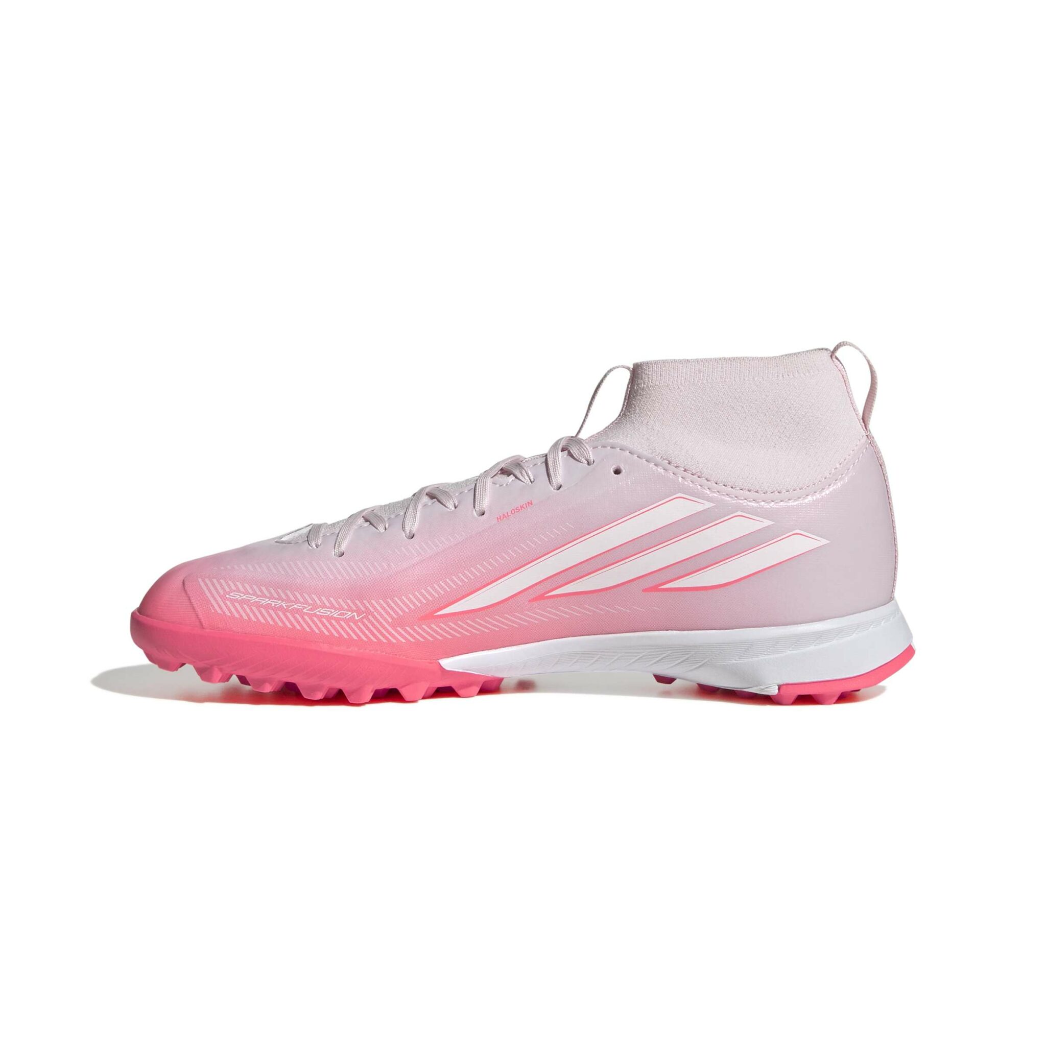 ADIDAS F50 SPARKFUSION LEAGUE MID CUT TURF FOOTBALL BOOTS KIDS - Image 4