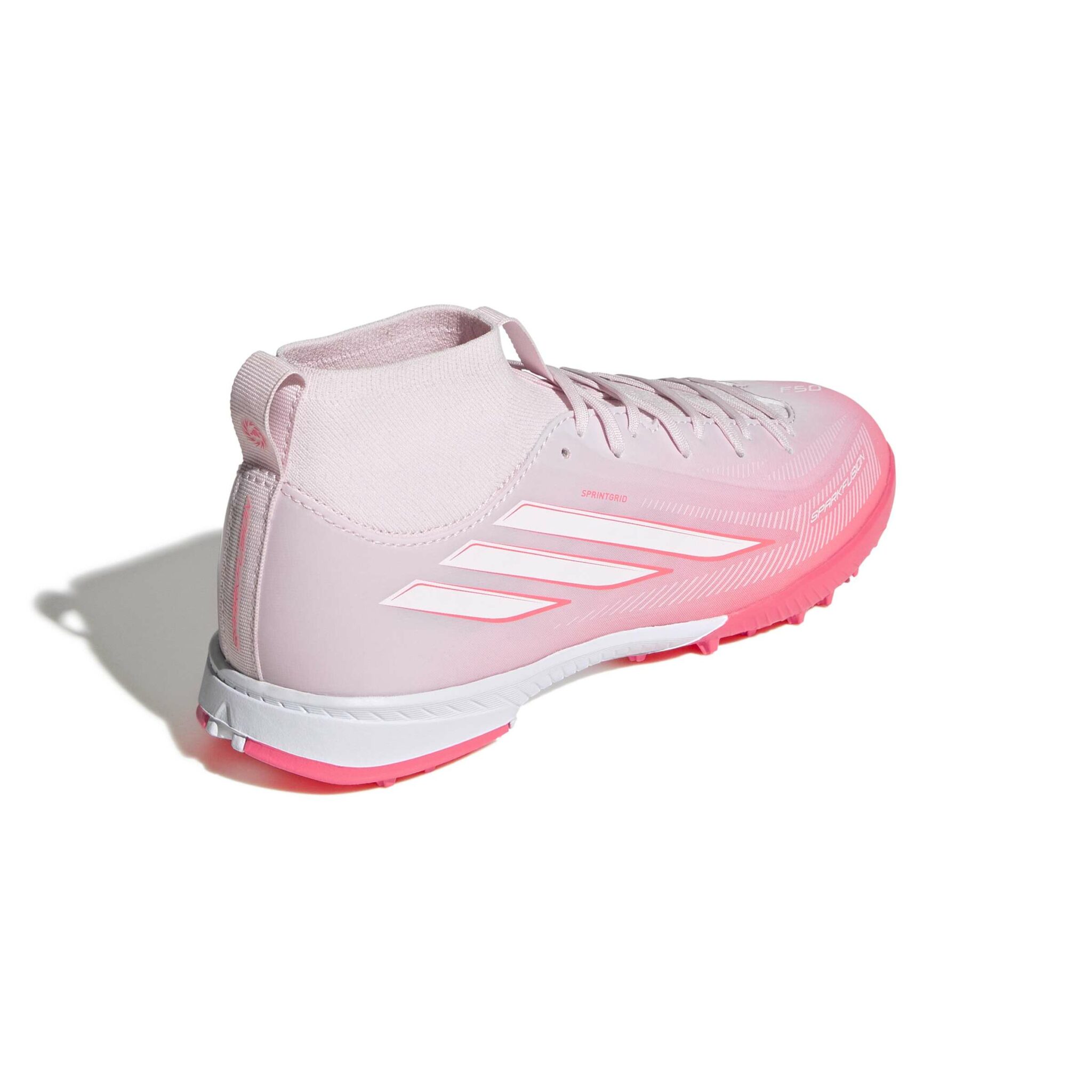 ADIDAS F50 SPARKFUSION LEAGUE MID CUT TURF FOOTBALL BOOTS KIDS - Image 6