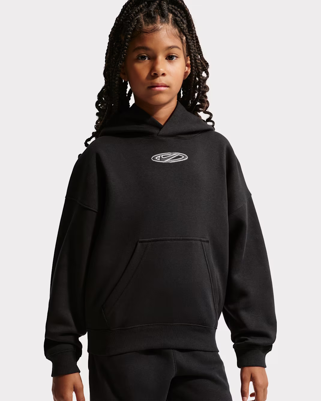 Nike Sportswear Club Fleece Big Kids Oversized Hoodie - Image 3