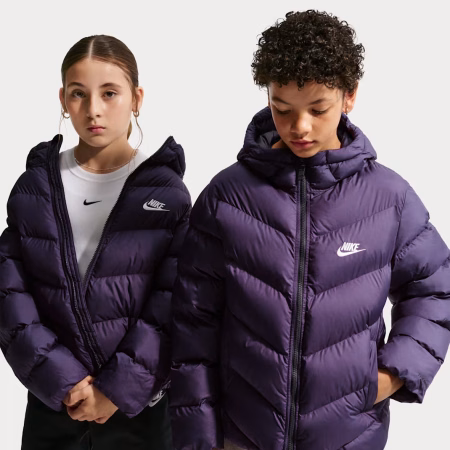 Nike úlpa Sportswear All Day Play Older Kids Therma-FIT Loose-Fit Puffer Jacket