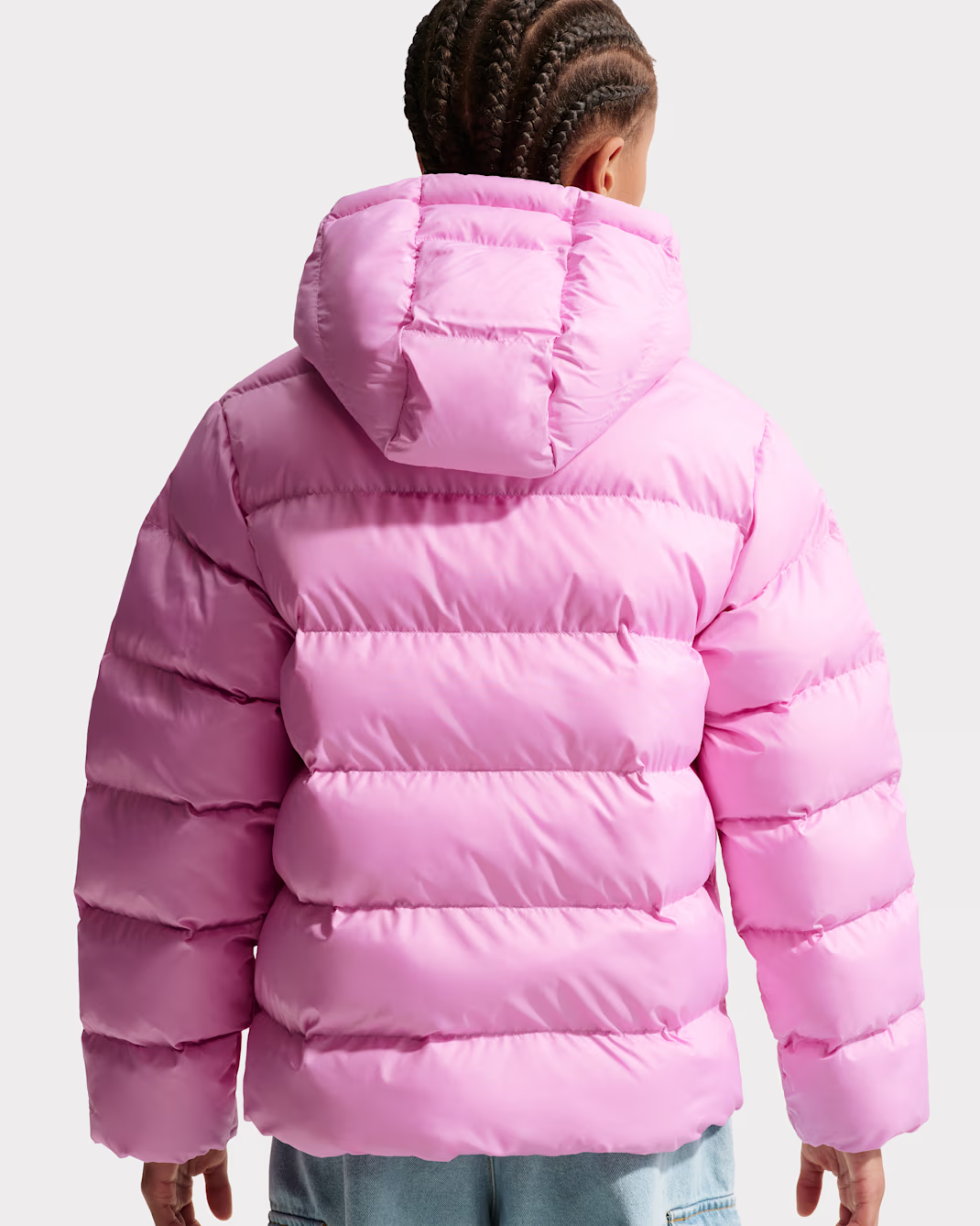 Nike úlpa bleik- barna All Day Play Older Kids Therma-FIT Loose-Fit Puffer Jacket - Image 4