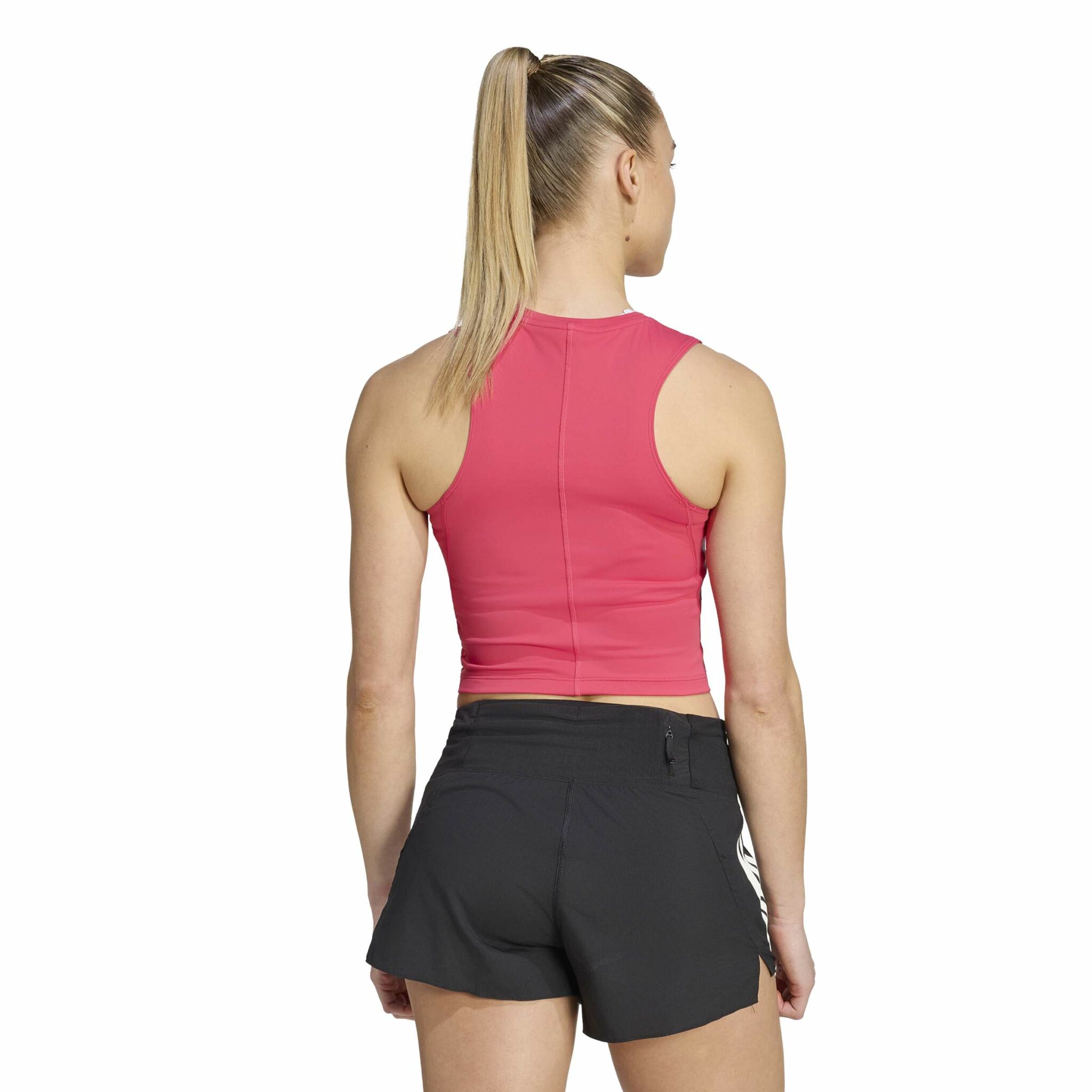ADIDAS ADI365 ICONIC RUNNING CLIMACOOL CROP TANK - Image 4