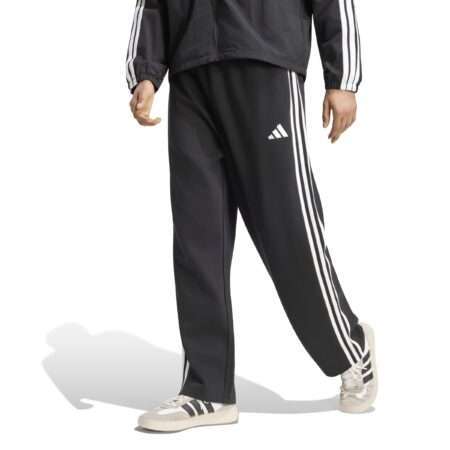 Adidas Essentials 3-Stripes Loose Fleece Open Hem - Beinar Buxur