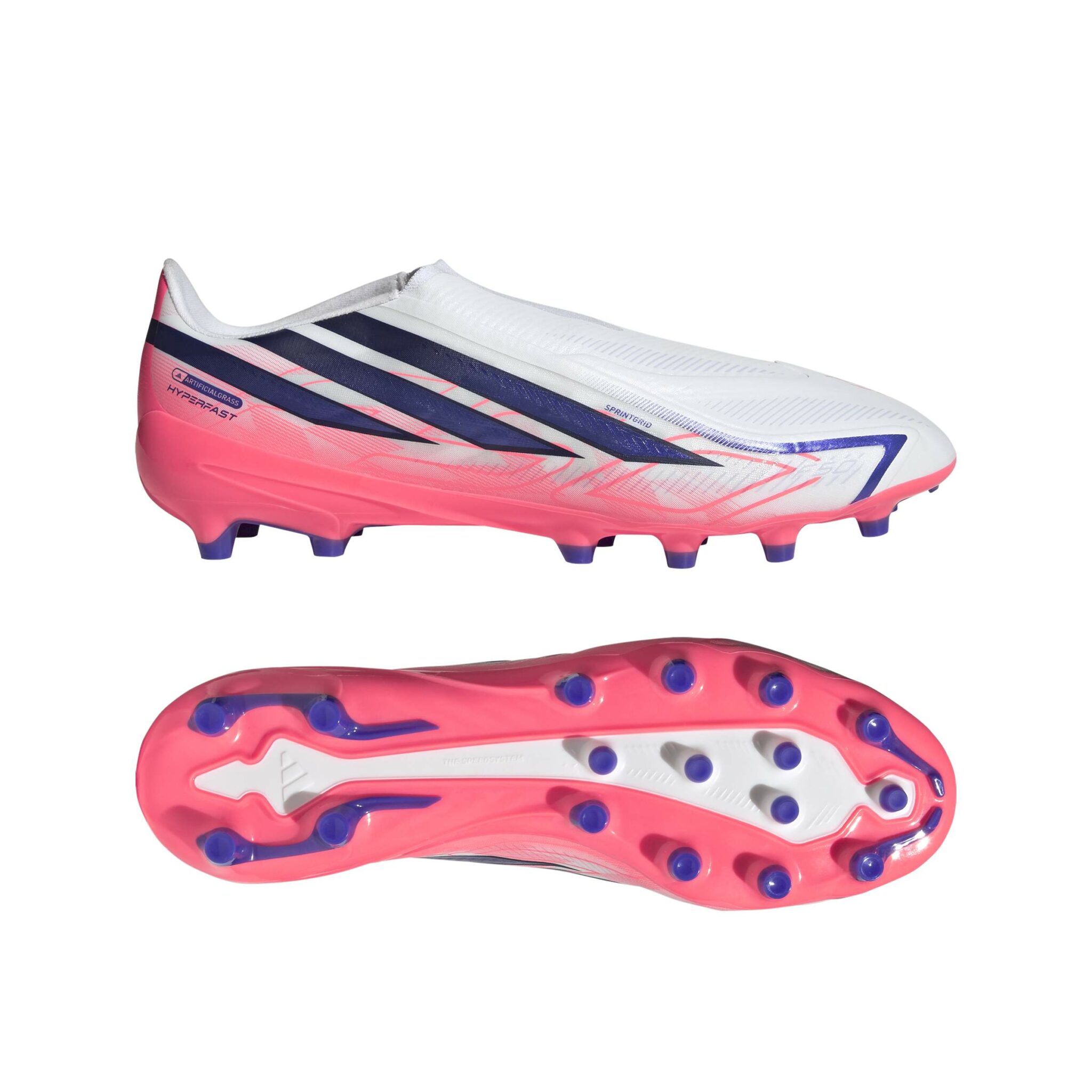 ADIDAS F50 HYPERFAST LEAGUE LACELESS ARTIFICIAL GRASS FOOTBALL BOOTS - Image 5