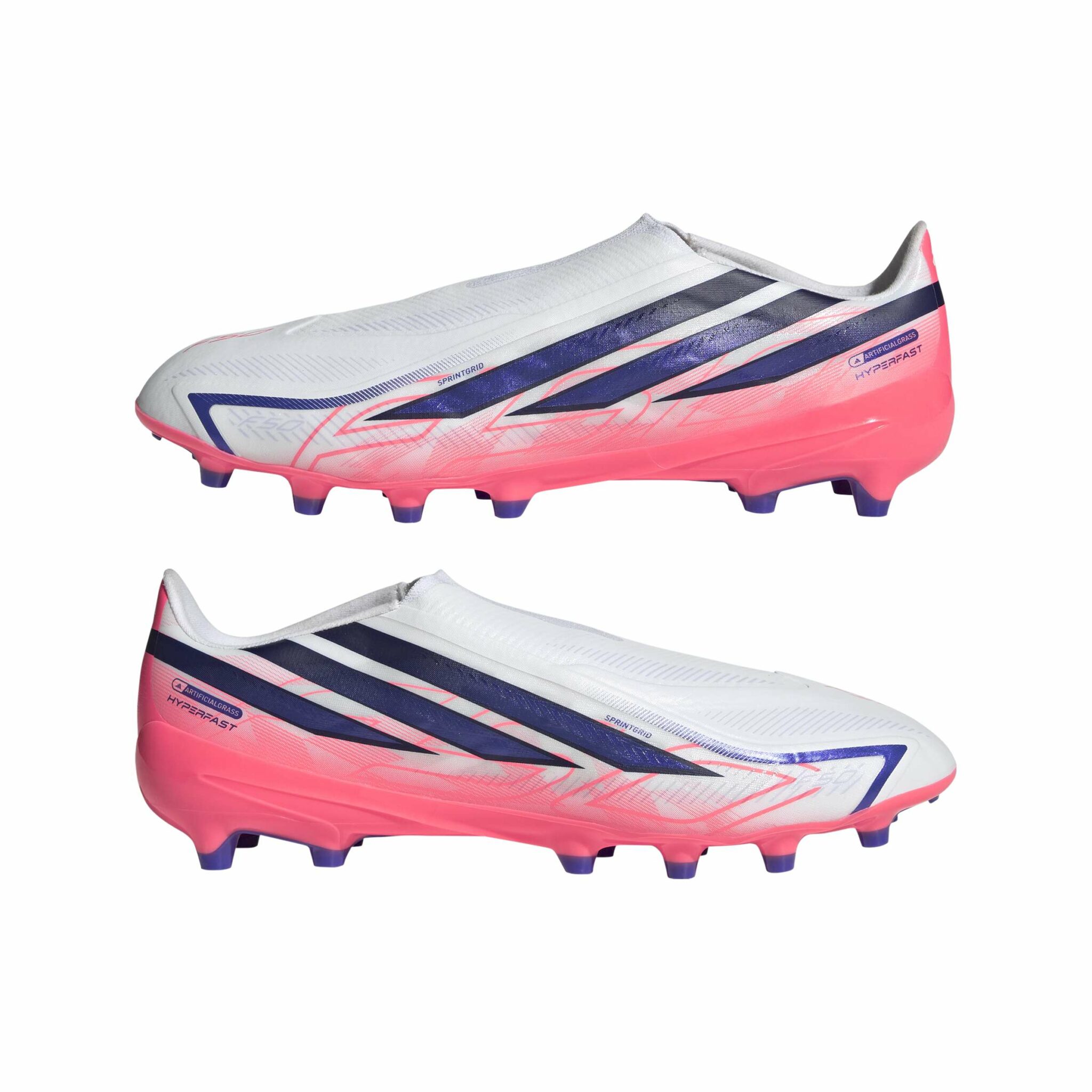ADIDAS F50 HYPERFAST LEAGUE LACELESS ARTIFICIAL GRASS FOOTBALL BOOTS - Image 9