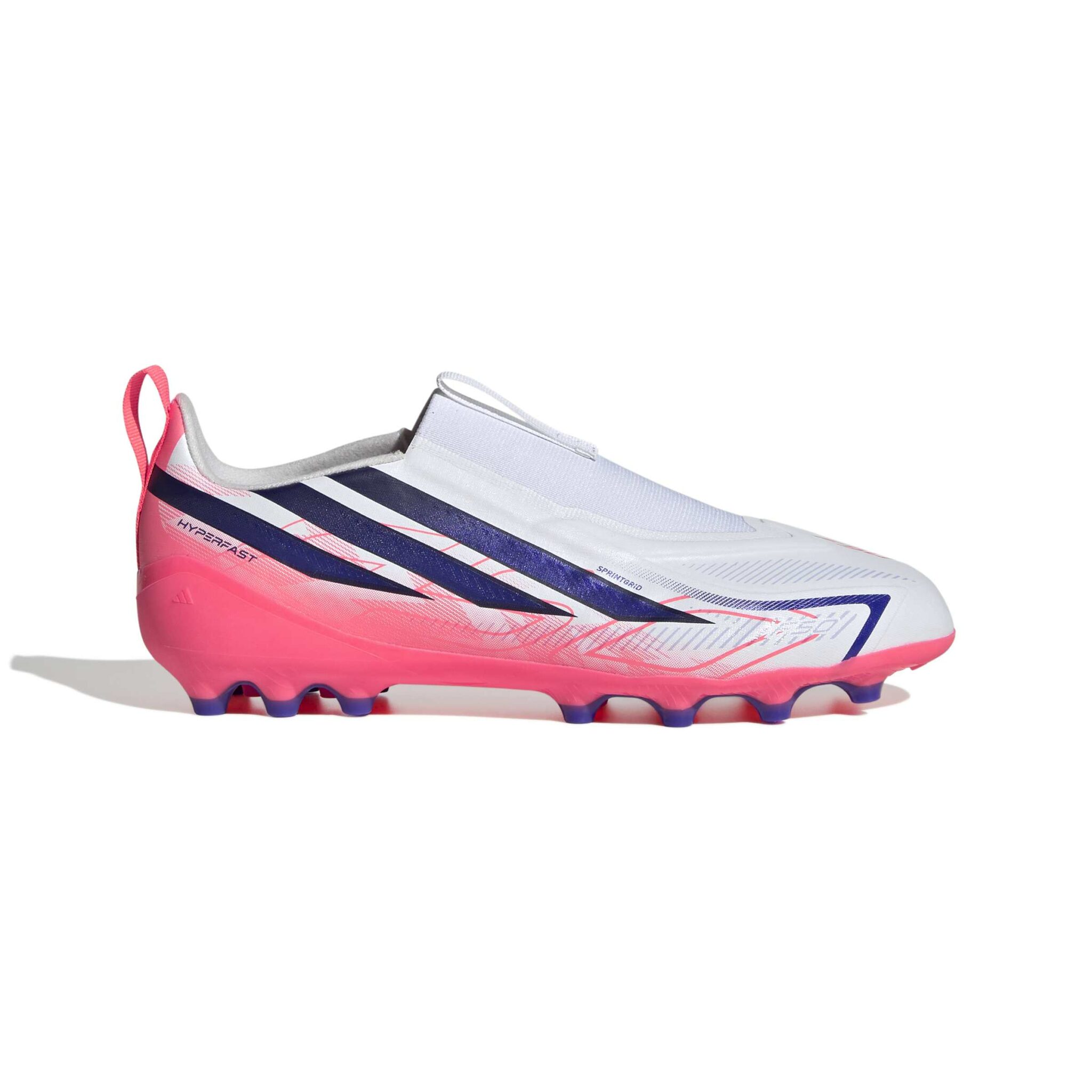 ADIDAS F50 HYPERFAST LEAGUE LACELESS ARTIFICIAL GRASS FOOTBALL BOOTS KIDS - Image 3