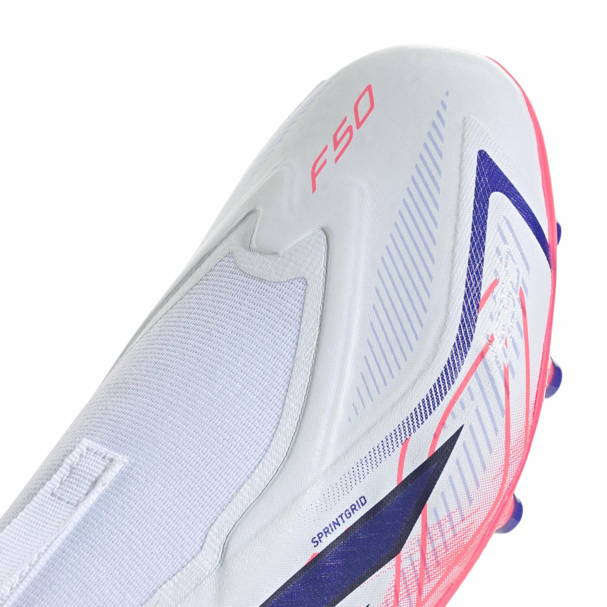 ADIDAS F50 HYPERFAST LEAGUE LACELESS ARTIFICIAL GRASS FOOTBALL BOOTS KIDS - Image 2