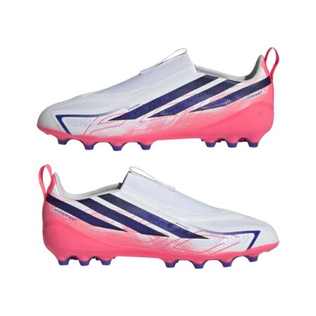 ADIDAS F50 HYPERFAST LEAGUE LACELESS ARTIFICIAL GRASS FOOTBALL BOOTS KIDS