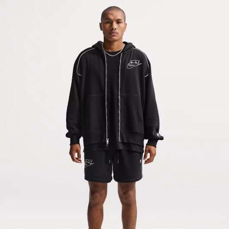 Nike Air Mens Full-Zip Fleece Hoodie