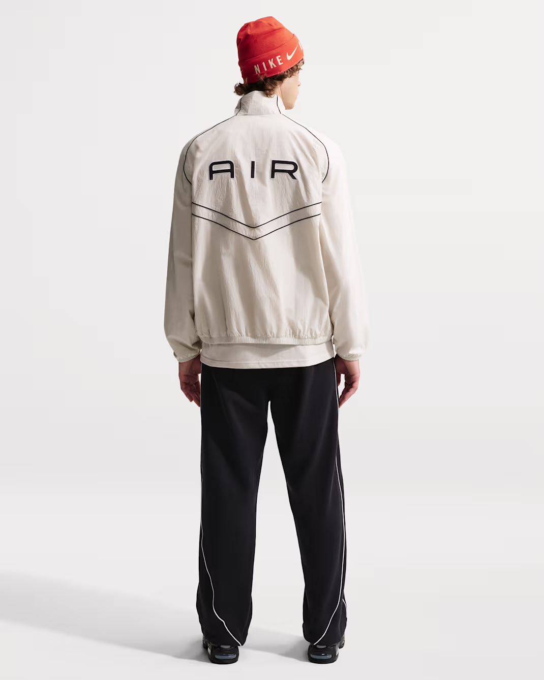 Nike Air Open-hem Fleece Trousers Black - Image 2