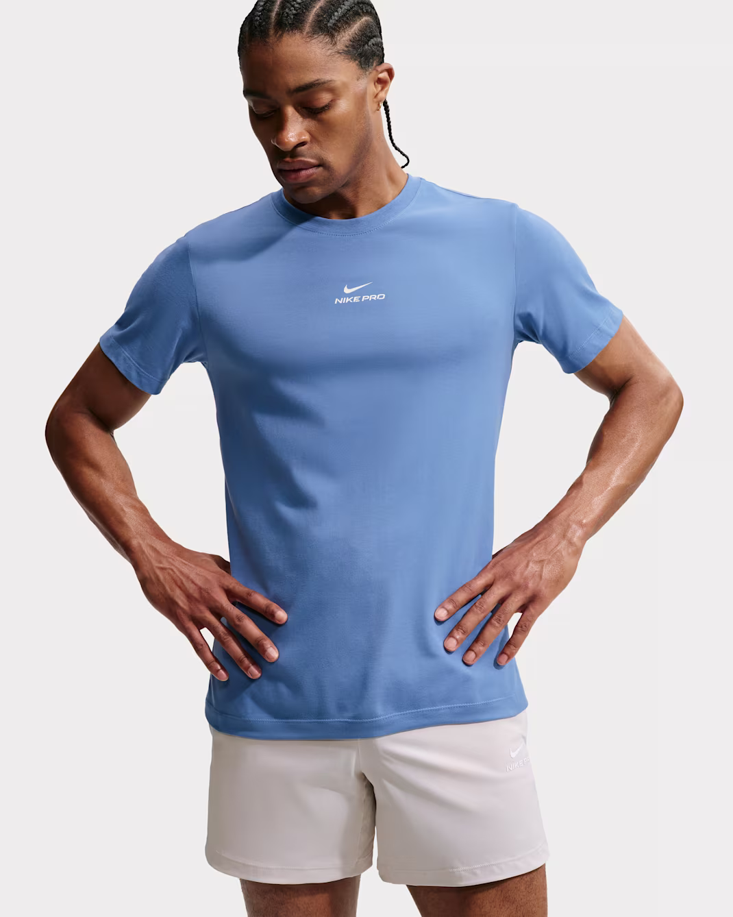 Nike Pro Mens Dri-FIT T-Shirt Blue