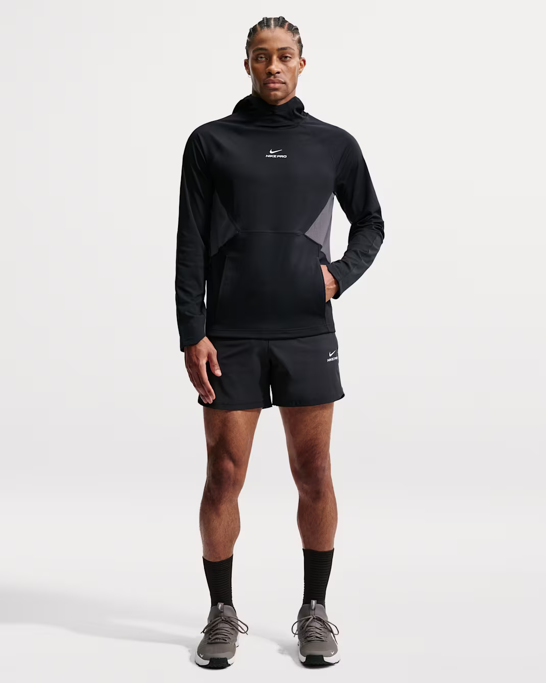 Nike Pro Mens Dri-FIT Mid-Layer Training Top - Image 2
