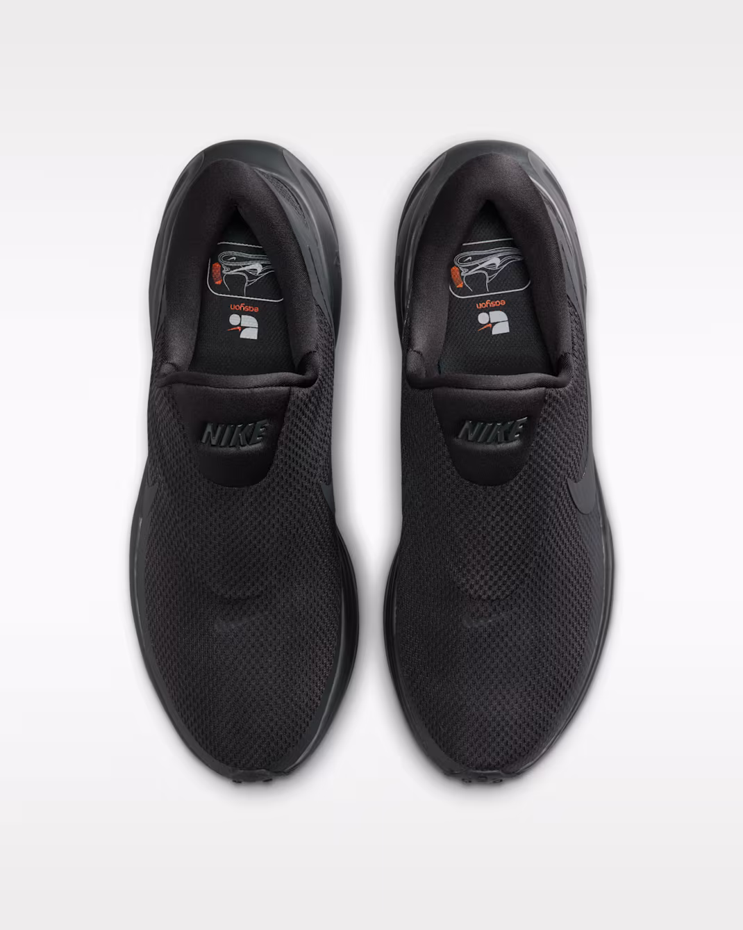 Nike Revolution 8 EasyOn Mens Svartir - Image 8