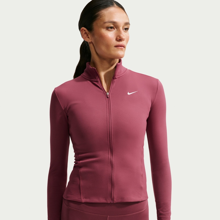 Nike One Fitted Women's Dri-FIT Full-Zip Jacket RENNDPEYSA - Image 4