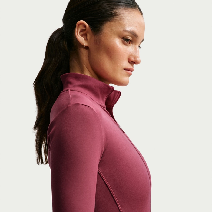 Nike One Fitted Women's Dri-FIT Full-Zip Jacket RENNDPEYSA - Image 3