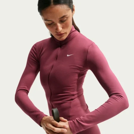 Nike One Fitted Women's Dri-FIT Full-Zip Jacket RENNDPEYSA