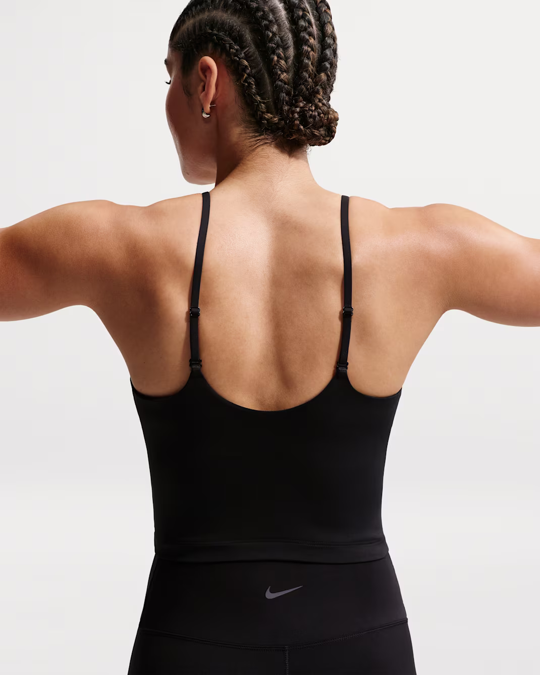 Nike One Womens Medium-Support Padded Adjustable Bra - Image 5