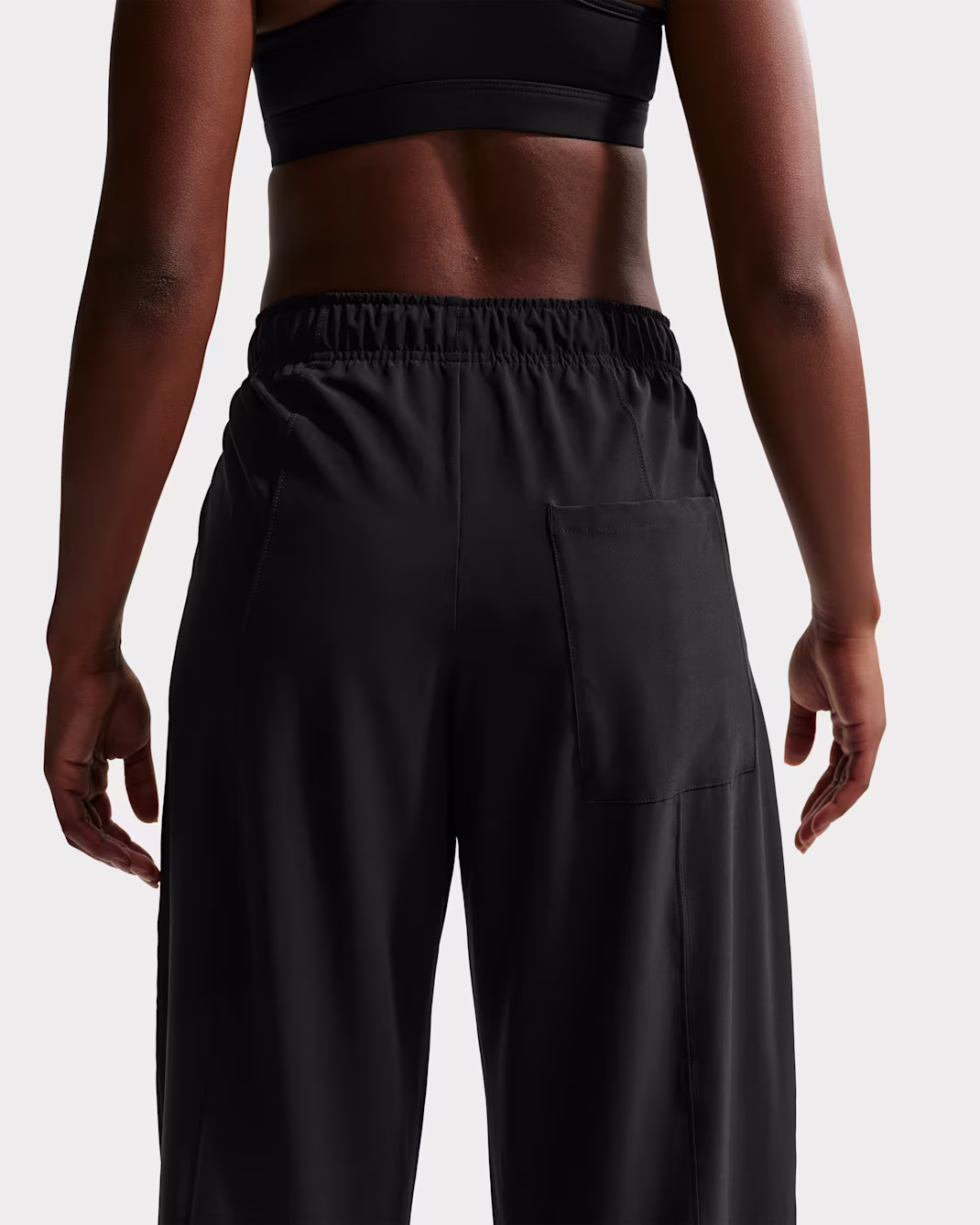 Nike One Womens Dri-FIT Woven Wide-Leg Pants - Image 2