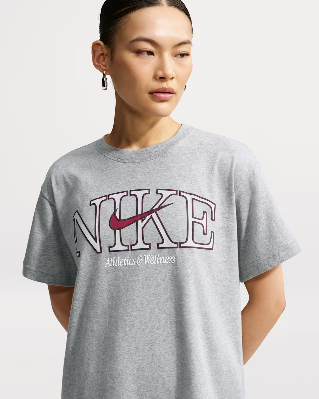 NIKE WOMENS TEE GREY