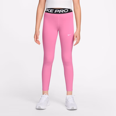 Nike Pro Girls Mid-Rise Leggings