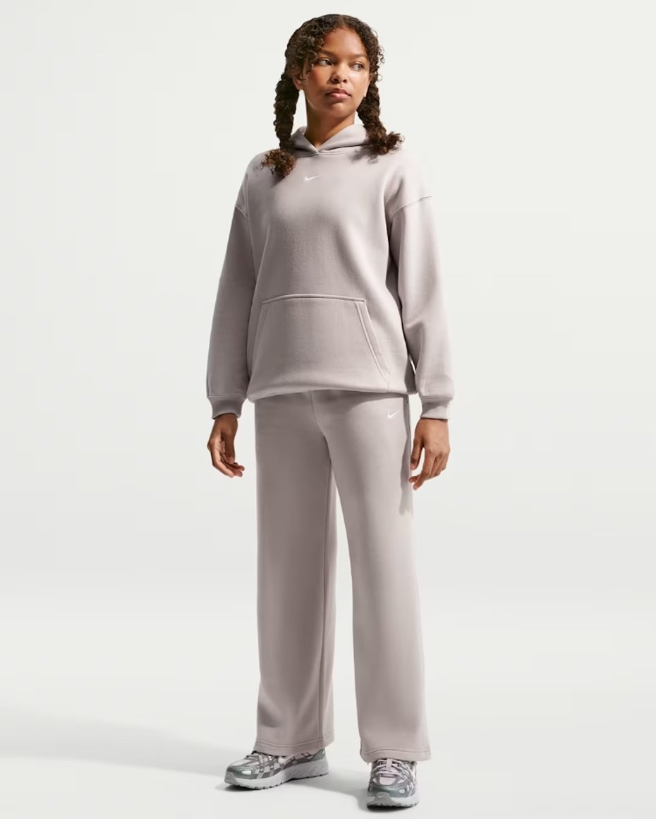 Nike Sportswear Studio Fleece KIDS Open-Hem Trousers beinar - Image 6